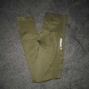 Khaki Gymshark energy seamless